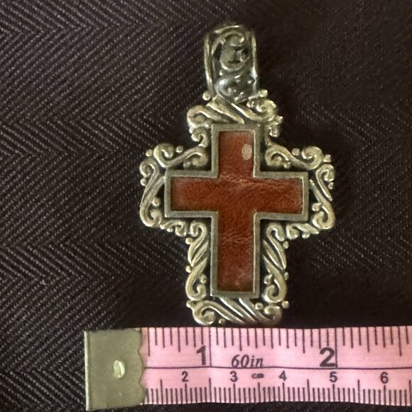 Gorgeous Cross Pendant Sterling Sivler 925 - Picture 3 of 6